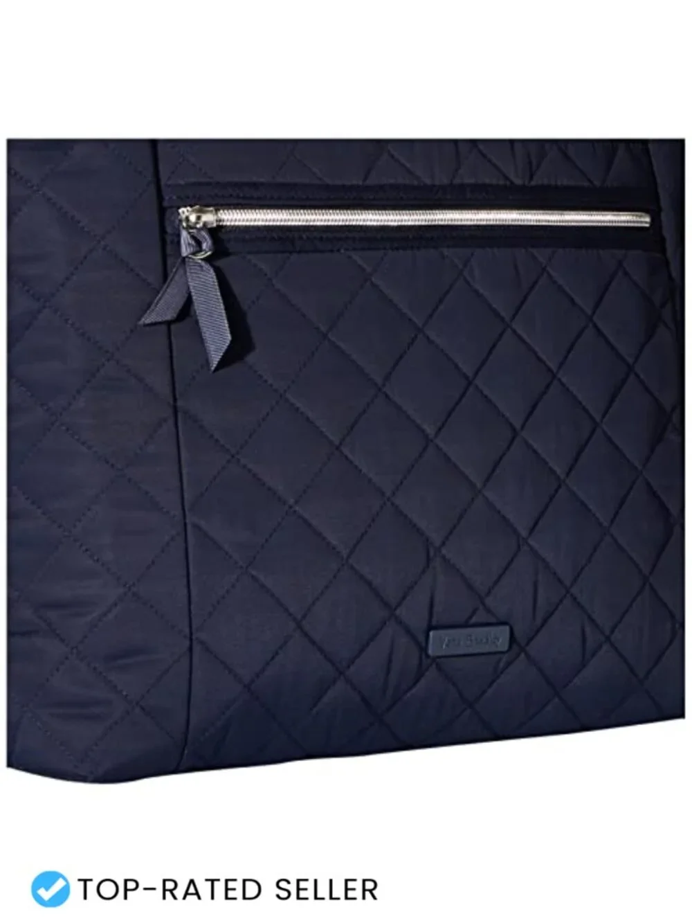 Performance Twill Vera Tote Bag with 7 Pockets, Zipper Closure, Shoulder Strap